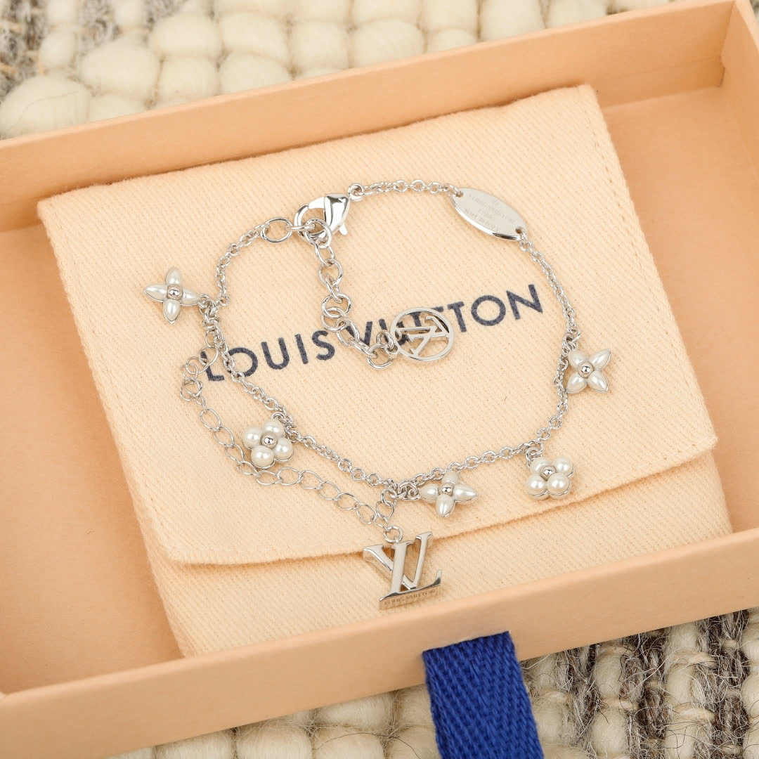 Louis Vuitton Silver Charm Bracelet